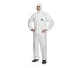 DuPont Disposable Coverall, XXL, 2XL, Tyvek, White