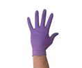 Purple Powder-Free Nitrile Disposable Gloves, Size M, 100 per Pack, Pack of 100 pieces