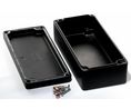 Hammond 1590Z Series Black Die Cast Aluminium Alloy Enclosure, IP68, Flanged, Black Lid, 175 x 52 x 80mm 80x52mm