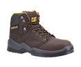 Caterpillar STRIVER Brown Steel Toe Capped Unisex Safety Boots, UK 8, EU 42