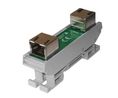 CAMDENBOSS CIM Series 2-Contact Socket Interface Module, RJ45 Connector, DIN Rail, 500mA