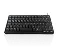 Ceratech KYB500-K82A-GR Wired PS/2 & USB Compact Keyboard, QWERTZ (German), Black