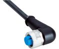 SICK Right Angle Female 4 way M12 to Connector & Cable, 4m Ledare
