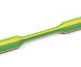 HellermannTyton Heat Shrink Tubing, Green/Yellow 6mm Sleeve Dia. x 30m Length 3:1 Ratio, 333 Series, Roll of 30 Metres