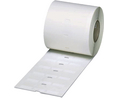 Label Roll, Polyvinyl Chloride (PVC), 12.7 x 31.75mm, 7000pcs, White