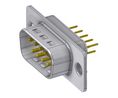 D-Sub Connector, Plug, DE-9, Radial Leads