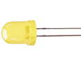 LED 590nm Yellow 8mm T-2 1/2 Pack of 5 pieces