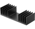 Heat Sink Black Anodised 2.8K/W 75x97x25mm