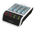 4-Slot Battery Charger + 4x AA Batteries, Comfort Smart, NiMH / NiCd, AA / AAA