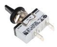 Toggle Switch, Panel Mount, On-Off, SPST, Tab Terminal