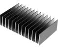 Kühlkörper Aluminium natur 2K/W 123.2x82.6x38.1mm
