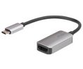 USB-adapter, USB-C han - HDMI-stik, 4096 x 2160, Sølv