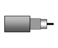 Koaksialkabel PVC 10.3mm 50Ohm Bar kobber Svart 50m