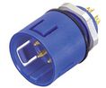 Circular Connector, 8 Contacts, Panel Mount, Miniature Connector, Socket, Male, IP67, 720 Series