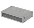 Plastic Enclosure with Air Vents, ABS, 199x291x62mm, Light Grey