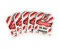 Lockout Warning Tag Set, Red