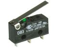 ZF Hinge Lever Micro Switch, Solder Terminal, 100 mA @ 30 V dc, SPDT
