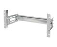 DIN-kiskon pidike 19” kaappeihin, 223mm, Harmaa