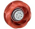 Blower Radial DC Stainless Steel Bearing 190x190x69mm 24V 1.98A 640m³/h Stranded Wire, 4-Pin IP68 RER 190