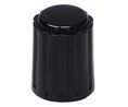 Classic Collet Knob 4.05mm Black Plastic Without Indication Line