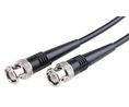 Radiall Male BNC to Male BNC, 2m, RG58 Coaxial, Terminated50 Ohm 50Ohm Black