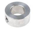 Shaft Collar, One Piece, Set Screw, Bore 14mm, OD 25mm, W 12mm, Stainless Steel