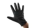 Ansell 93-852 Black Powder-Free Nitrile Disposable Gloves, Size 8.5-9, Large, 100 per Pack, Pack of 100 pieces