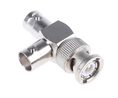 RF-adapter, T-Typ, BNC-kontakt - BNC-sockel, 50Ohm