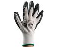 White Abrasion Resistant, Tear Resistant Work Gloves, Size 9, Nitrile Coating, Pair (2 pieces)