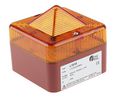 e2s L101X Series Amber Flashing Beacon, 230 V ac, Surface Mount, Xenon Bulb, IP66 AC 230V 35mA IP66