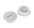 Blanking Plug PG21, Polystyrene, Grey, IP54 / IP68, Pack of 5 pieces