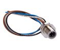 Hirschmann Straight Male 4 way M12 to Unterminated Sensor Actuator Cable, 200mm Ledare