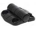 Detent Hinge, Screw Fixing, 80°, 52mm, Polyamide (PA)
