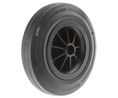 Black Rubber Ageing Resistant Trolley Wheel, 205 kg, 200mm, 205kg