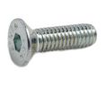 Bright Zinc Plated Steel Hex Socket Countersunk Screw, DIN 7991, M3 x 10mm, Pack of 100 pieces
