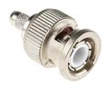 Telegartner, Plug Cable Mount BNC Connector, 50Ohm, Crimp Termination, Straight Body, Hane, Rak, 50Ohm, Crimp