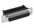 25 Way Cable Mount D-sub Connector Socket, 1.27mm Pitch