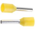 Bootlace Ferrule 1mm² Yellow Pack of 100 pieces