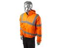 Portwest 300D Industry High Visibility Orange Men Hi Vis Bomber Jacket, 2XL