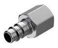 Quick Coupling Plug, Female Thread, G3/8", Brass, Pack of 10 pieces