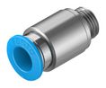 Liitin, Paineilma, Messinki, 25.8mm, G1/8", uroskierre, 10 kappaleen pakkaus