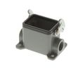 GWconnect STD - Standard Single Lever SMD Housing Die-cast Aluminum 1 Lever Gasket Size 6B 44x27 M20 Thread Grey