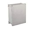 GWconnect Enclosure Die-cast Aluminum S-8000 Series External Mounting Flanges 307 x 257 x 121mm Grey RAL 9006, 100 kappaleen pakkaus