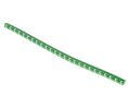 Cable Marker, Pre-printed, PVC, White on Green, Opakowanie 250 sztuk