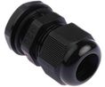 Cable Gland, 10 ... 14mm, M20, Polyamide 6.6, Black, Pack of 10 pieces