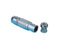 Lemo Silver Brass Cable Grommet for 7.8 ... 9.2mm Cable Dia.