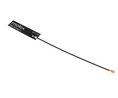 Joustava antenni, ISM / LoRa / Neul / SigFox / Z-Wave / ZigBee, 1 dBi, U.FL, 38mm, Liimakiinnitys, Kaapelin pituus 100mm