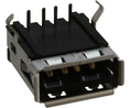 USB-Steckverbinder, Buchse, USB-A 2.0, Rechter Winkel, Positionen - 4