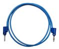 Messleitung PVC 15A Kupfer-Beryllium, vernickelt 900mm 0.75mm² Blau