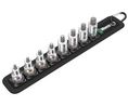 Wera 8-Piece Metric 3/8 in Bit Socket Set , Hex Bit